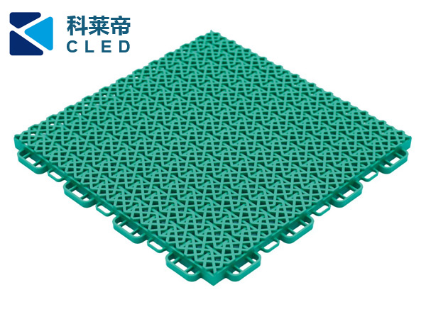 悬浮式拼装地板-中国结
